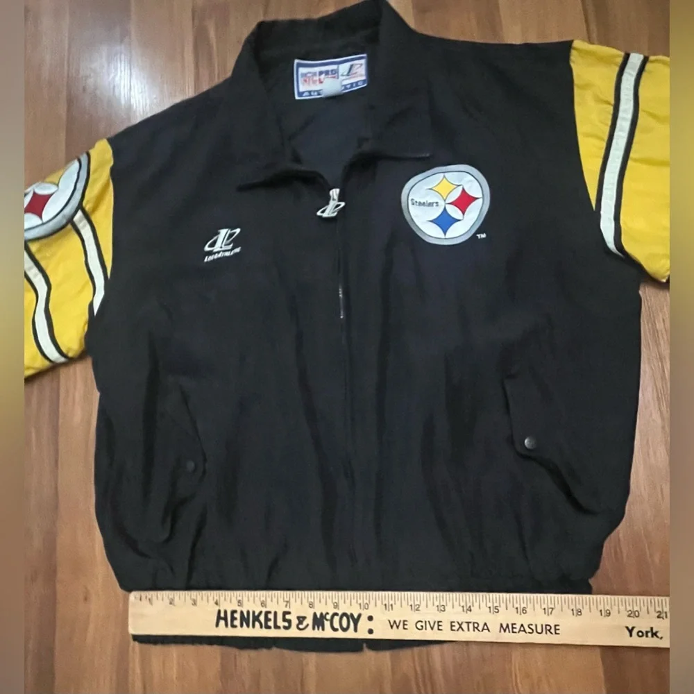 1990s Vintage  Pro Line Mens NFL Pittsburgh Steelers Jacket Large